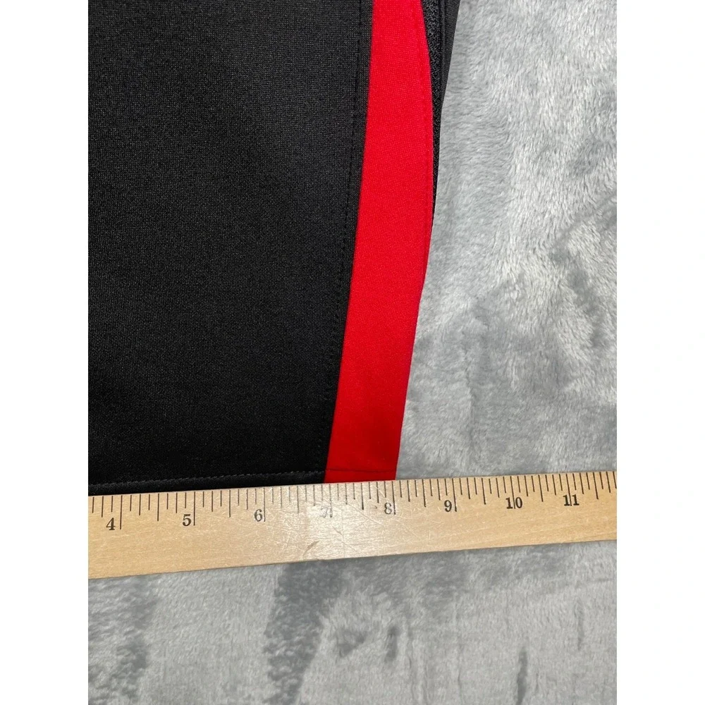 The North Face Mens XL Black Red Active Track Pants Zippered Ankle Joggers
